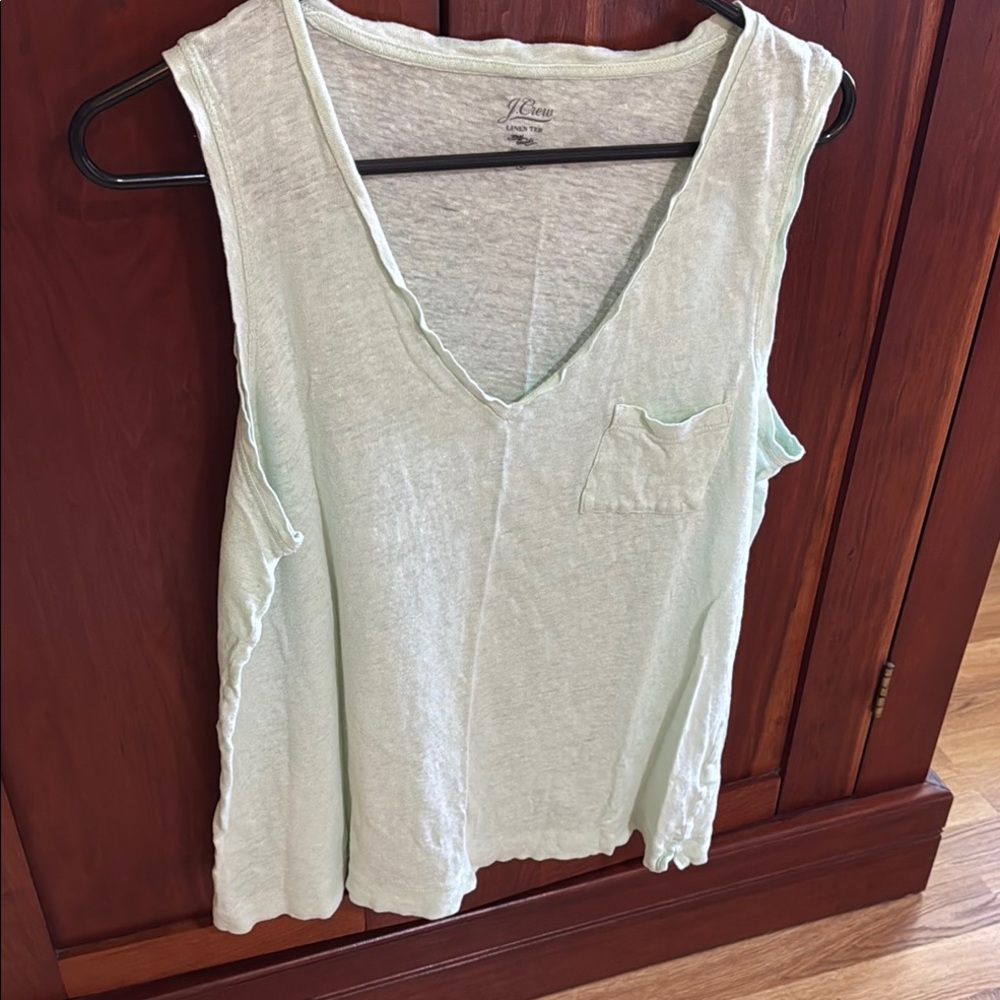 J. Crew Mint Green Tank Top